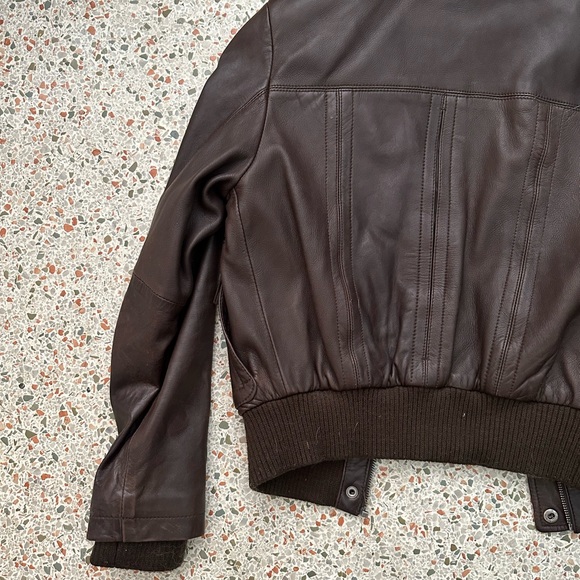 Columbia leather bomber jacket - Picture 8 of 13